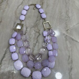Lavender Statement Necklace